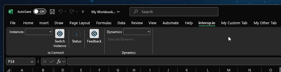 Excel Custom Ribbons