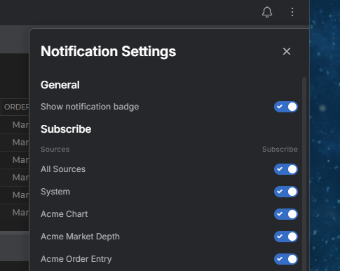 Notification Settings