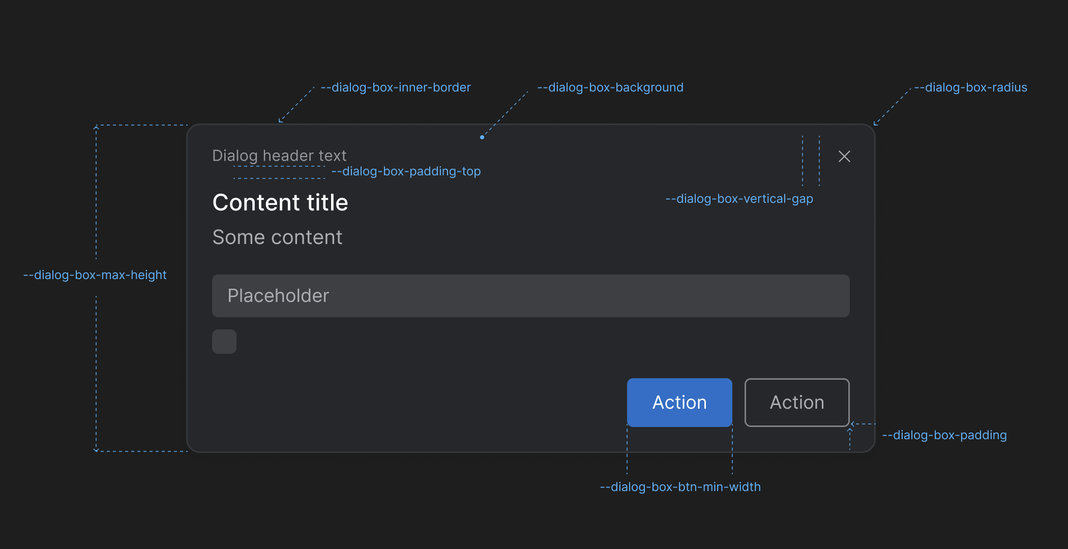 Dialog Styles