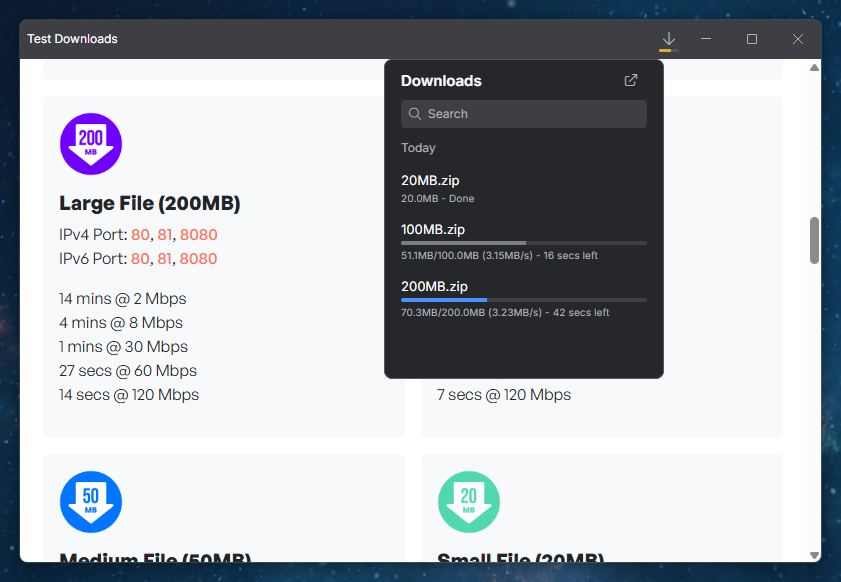 Download Popup