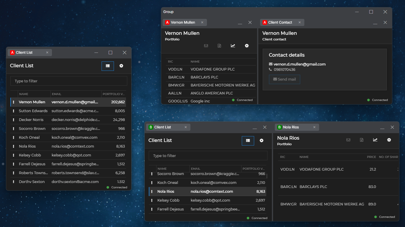 Window Groups System Buttons